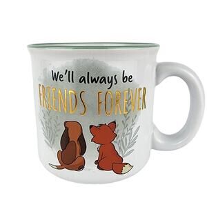 Disney Fox and the Hound "Friends Forever" Ceramic Camper Mug 20 Oz
